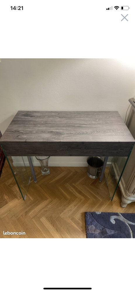 Console extensible bois gris 450 Boulogne-Billancourt (92)