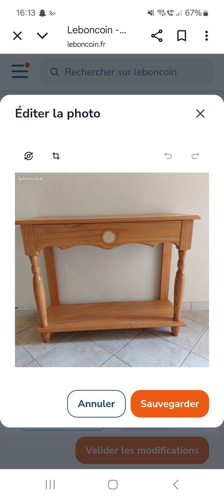 Console en pin massif. 45 Porto-Vecchio (20)