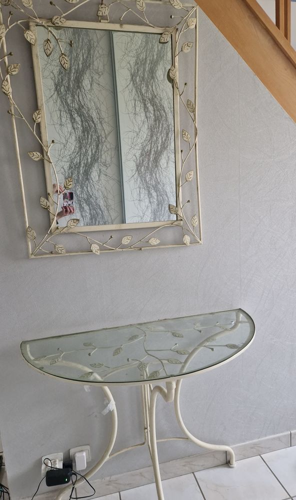 Console + miroir fer forg� 35 Cinq-Mars-la-Pile (37)