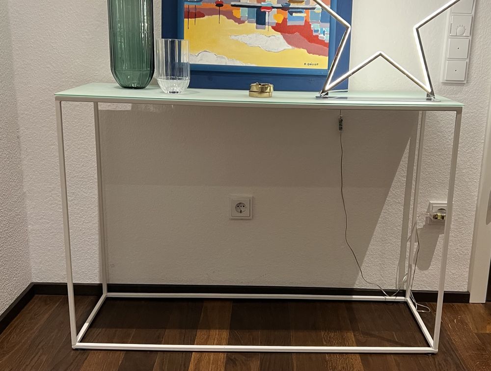 Console plateau verre d�poli 29 Dardilly (69)