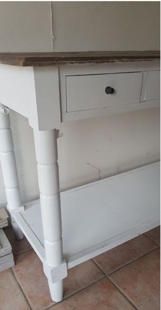 CONSOLE  3 TARA   BOIS ET BLANC 
150 Noisy-le-Grand (93)