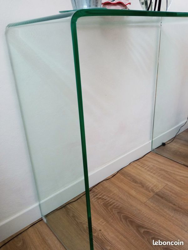 CONSOLE EN VERRE TREMPE 150 Menton (06)