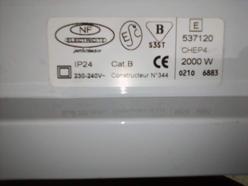 convecteur �lectrique 20 Lombez (32)