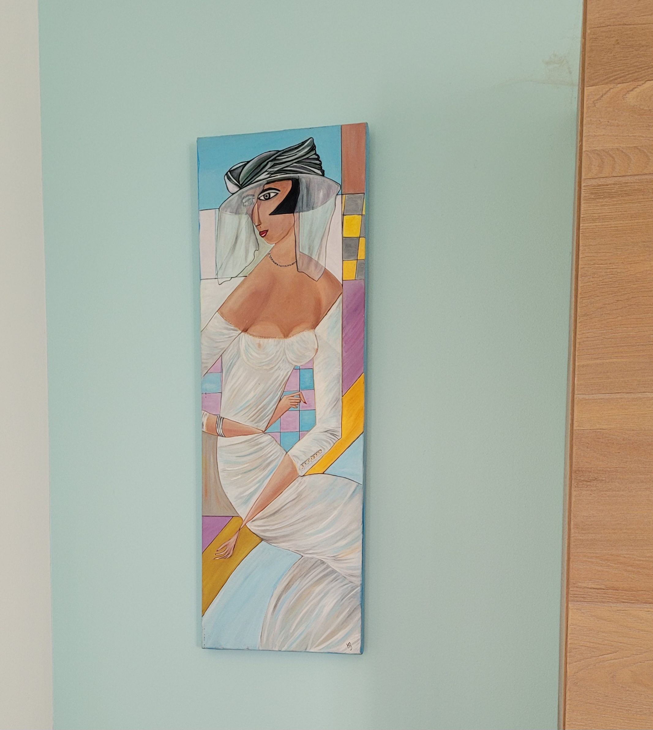  copie tableau huile 80 Arcangues (64)