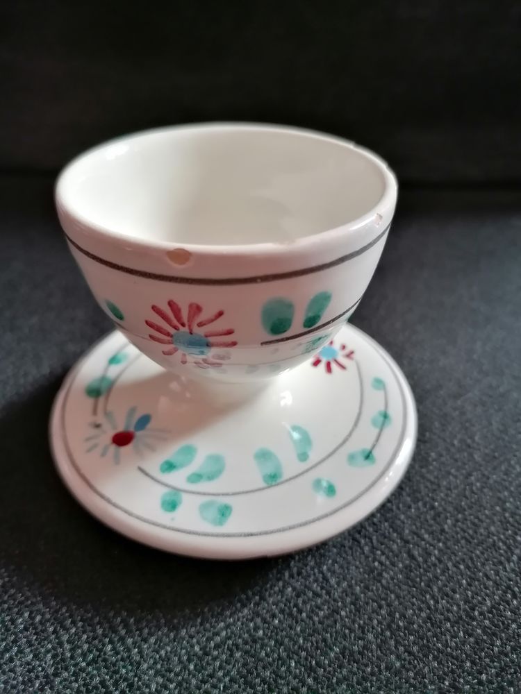 Coquetier Fa�ence Ancien 0 Ervy-le-Ch�tel (10)