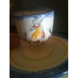 - Coquetier soucoupe soud�e Pornic Bourboule porcelaine 14 Bosc-le-Hard (76)
