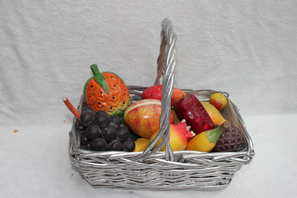 Corbeille osier à fruits