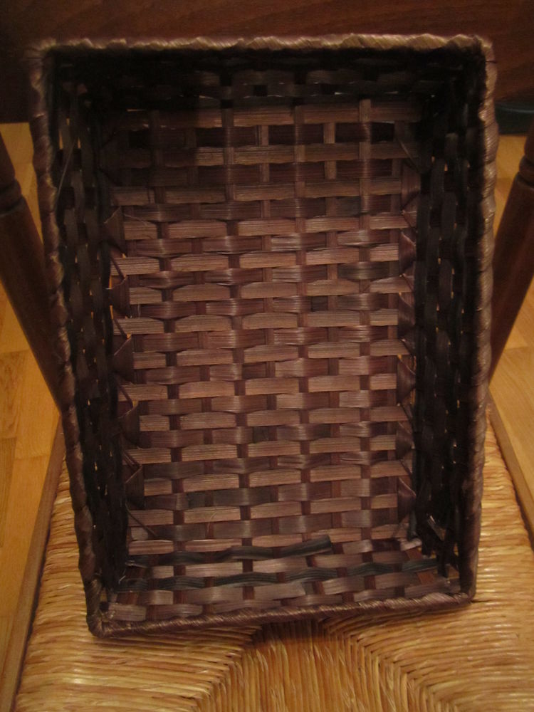 Corbeille osier marron neuve rectangulaire 26 x 18 neuve 0 M�rignies (59)