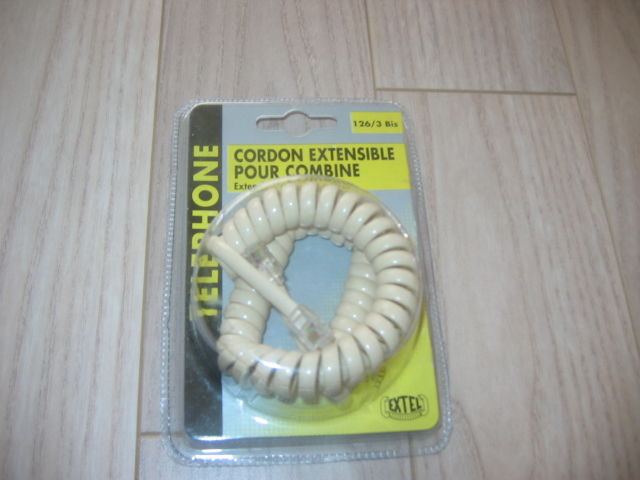Cordon extensible pour combin� t�l�phonique 126/3 bis 1 La Madeleine (59)