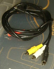 Cordon RCA 3 fils S-video 4 pics vers AV alpha 15 Versailles (78)