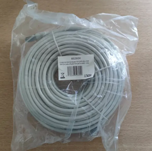 1 Cordon RJ45 Cat.6 FTP - 20m - Gris 0 Paris 9 (75)