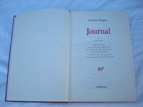 cosima wagner ( journal ) 3 Bailleau-l'�v�que (28)