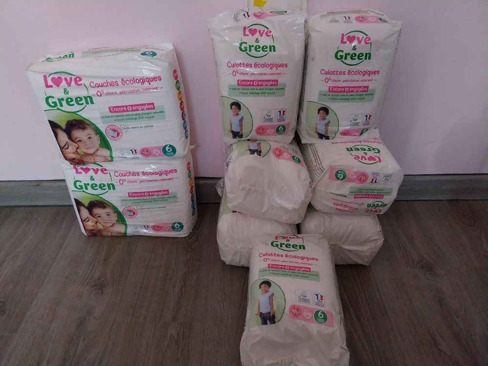 Couche et culotte d'apprentissage love and green taille 6 9 Saint-Cyr-sur-Mer (83)