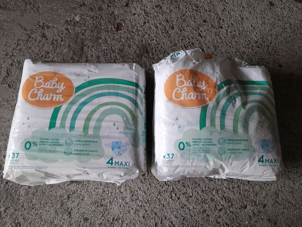 Couches BABY CHARM 4 Maxi : 9-14kgs
12 Antony (92)