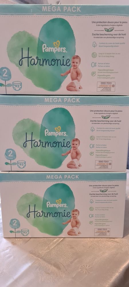 couches b�b� taille 2 pampers harmonie mega pack 75 Ch�teau-Thierry (02)