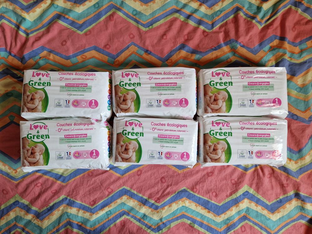 Couches Love and Green taille 1 50 Saint-Laurent-de-Mure (69)