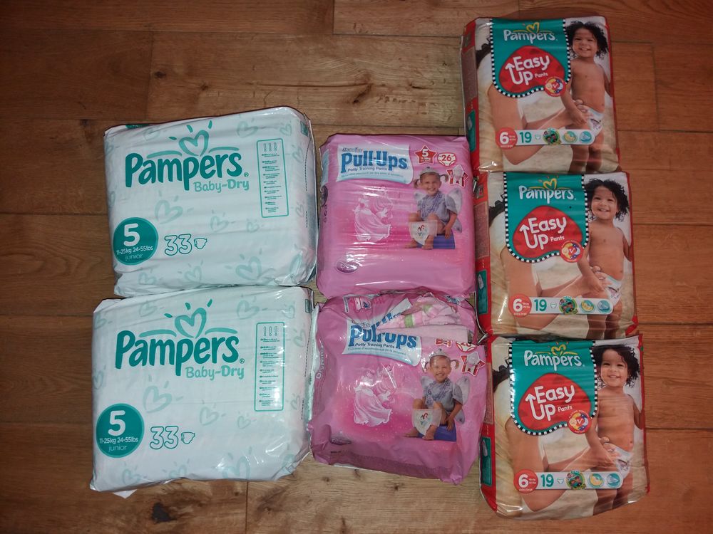 Couches Pampers et Huggies Taille 5 et Taille 6 30 Le Perreux-sur-Marne (94)