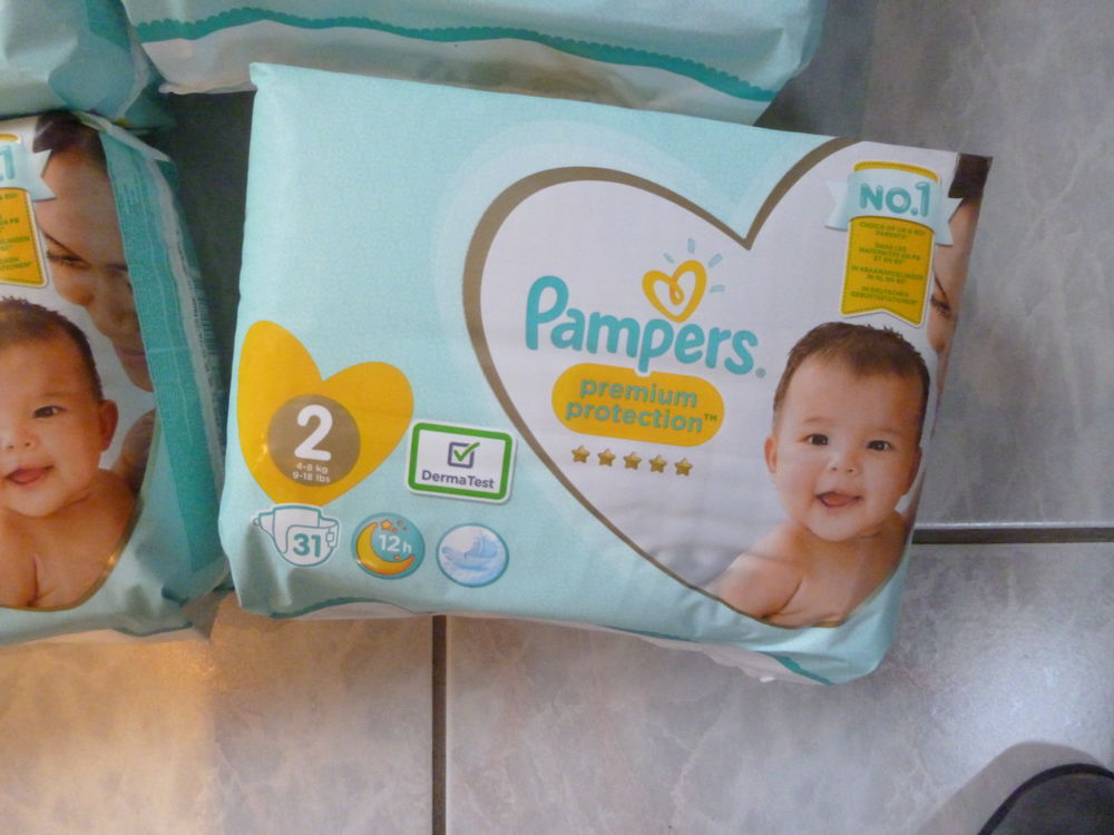 124 couches pampers taille 2 20 Sessenheim (67)