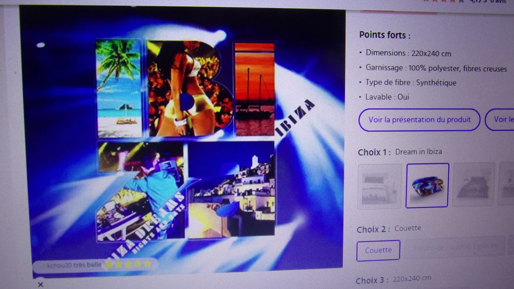 couette imprim�e 25 Maisons-Alfort (94)