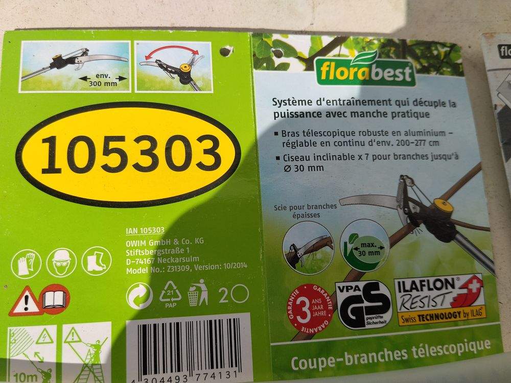 COUPE BRANCHES 15 Mignaloux-Beauvoir (86)