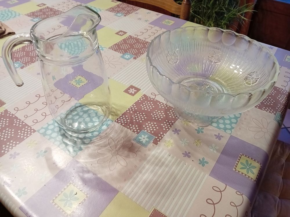 Coupe � fruits + pot d'eau 5 Talloires (74)