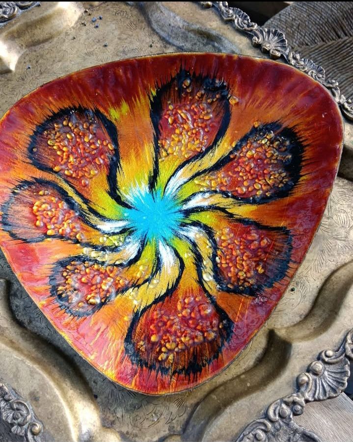 Coupe en verre souffl� ann�e 70 38 Sorgues (84)