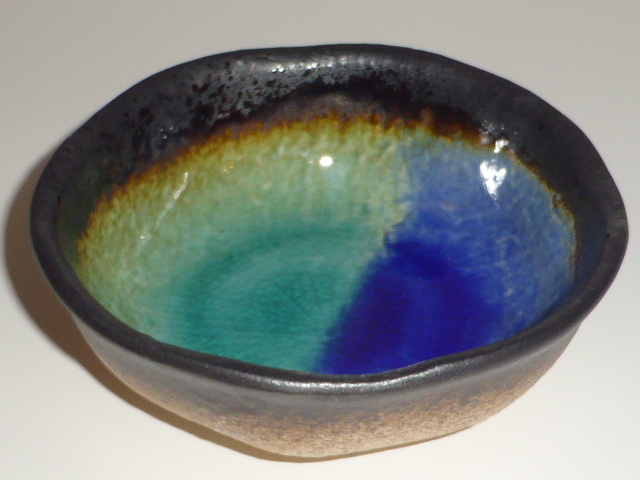 Coupelle �maill�e bleu et verte 5 Rueil-Malmaison (92)