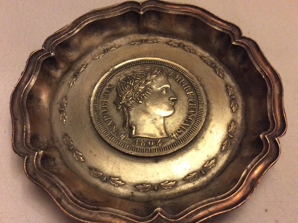 Coupelle m�tal argent� Napol�on 1804 Empire Fran�ais 25 Gif-sur-Yvette (91)