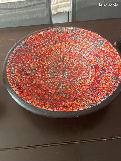 Coupelle mosa�que 10 Le Vernet (03)