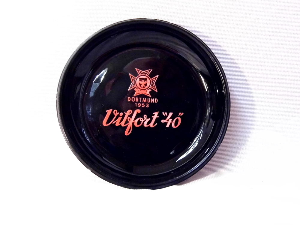 Coupelle publicit� Bi�re VILFORT 40 ann�es 60 Brasserie caf� bistro 10 Dunkerque (59)