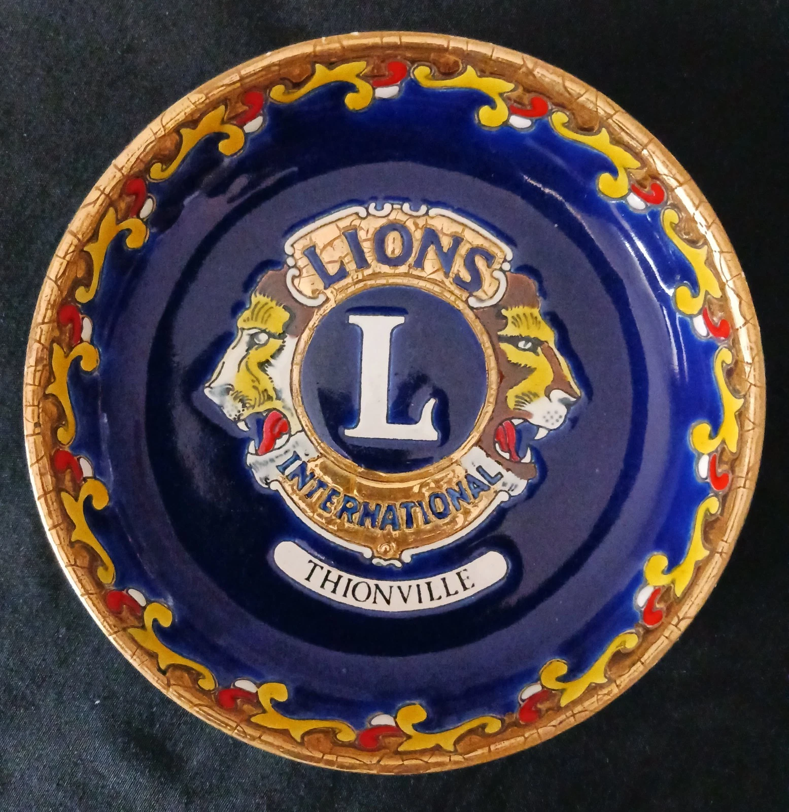 COUPELLE VIDE POCHE   VILLE de  57 THIONVILLE   Fa�ence EMAU 50 Lucheux (80)