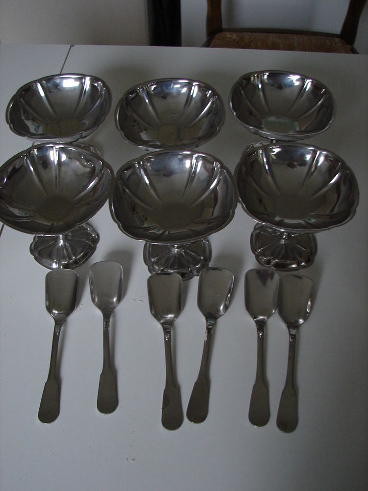 Lot de 6 coupes � glace ou dessert 8 Chauny (02)