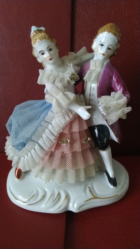 Couple danseurs porcelaine 20 Tilloy-l�s-Mofflaines (62)