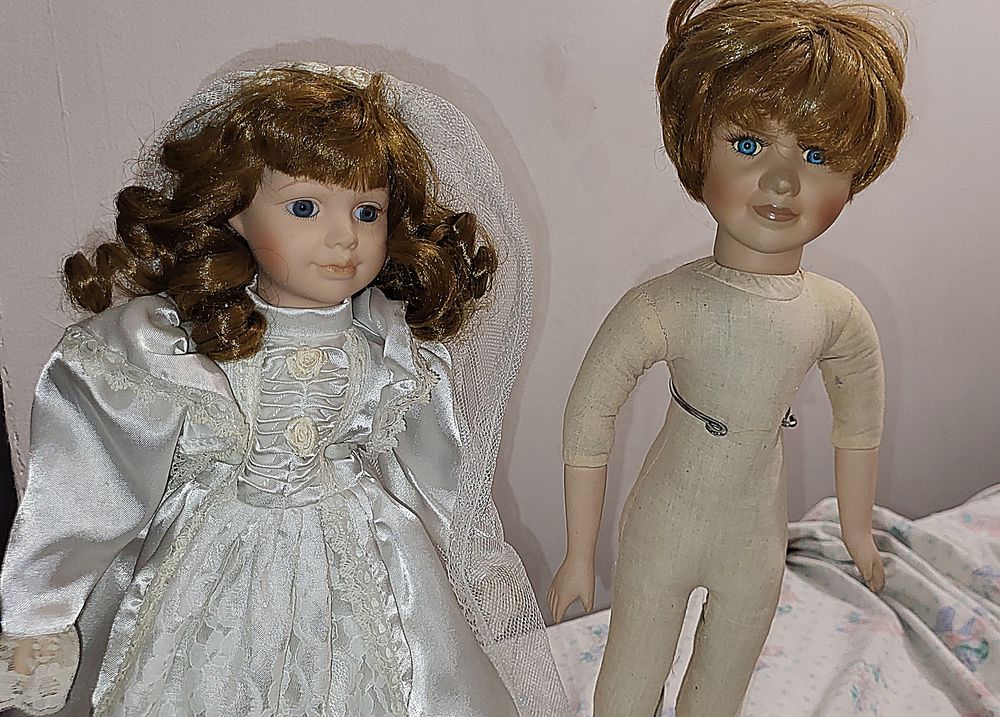 Couple de mari� poup�e en porcelaine 12 Villeneuve-Saint-Georges (94)