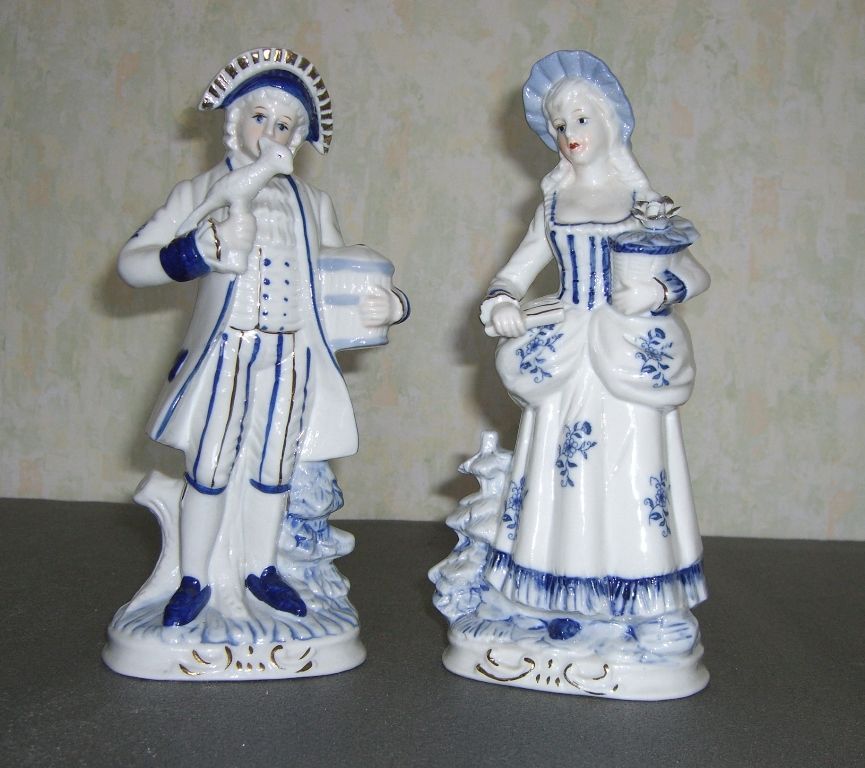 Couple de statuettes en porcelaine t.b.e 14 Balma (31)