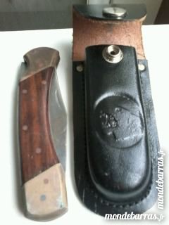 Couteau canif pliable occas.avec son étui en cuir 5 Saint-Martin-au-Laërt (62)