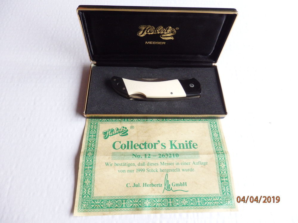Couteau de collection HERBERTZ 70 Saint-Rapha�l (83)