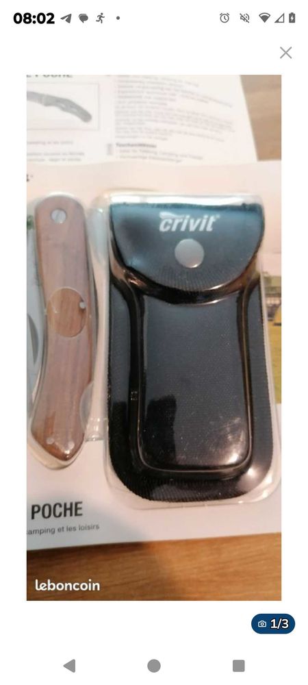 couteau de poche avec etui 15 Campsas (82)