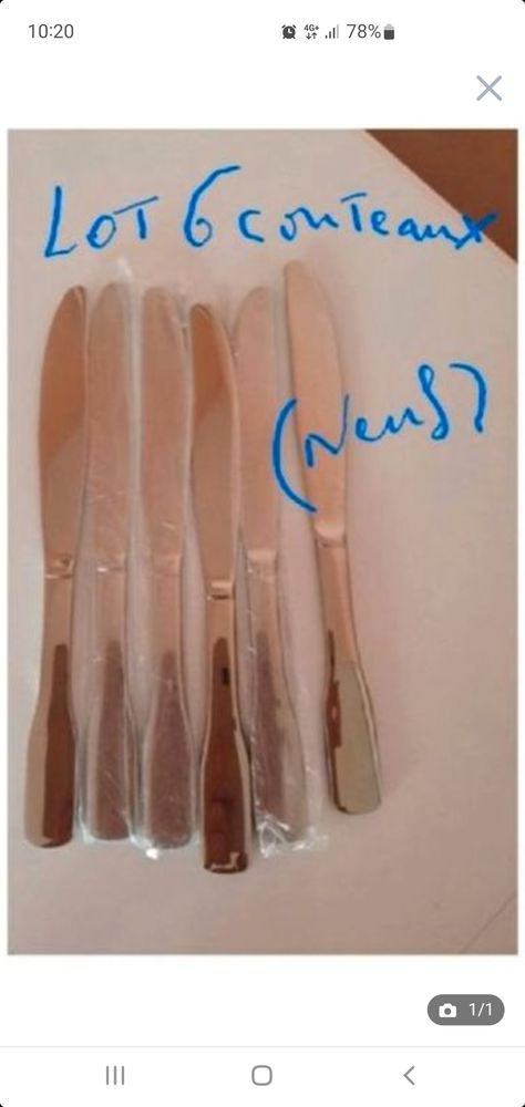 lot 6 couteaux bonne qualit� ( neuf) 5 Bron (69)