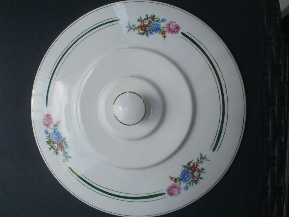 Couvercle de soupi�re ancienne DIGOIN-SARREGUEMINES 5 Montauban (82)