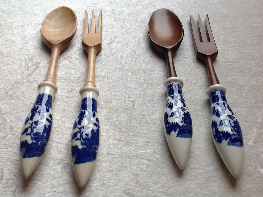 4 COUVERTS � SALADE EN C�RAMIQUE ET BOIS Envoi Possible
18 Tr�gunc (29)