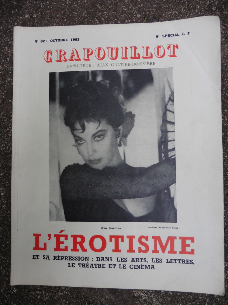 Crapouillot N�62  L'Erotisme  15 Paris 19 (75)