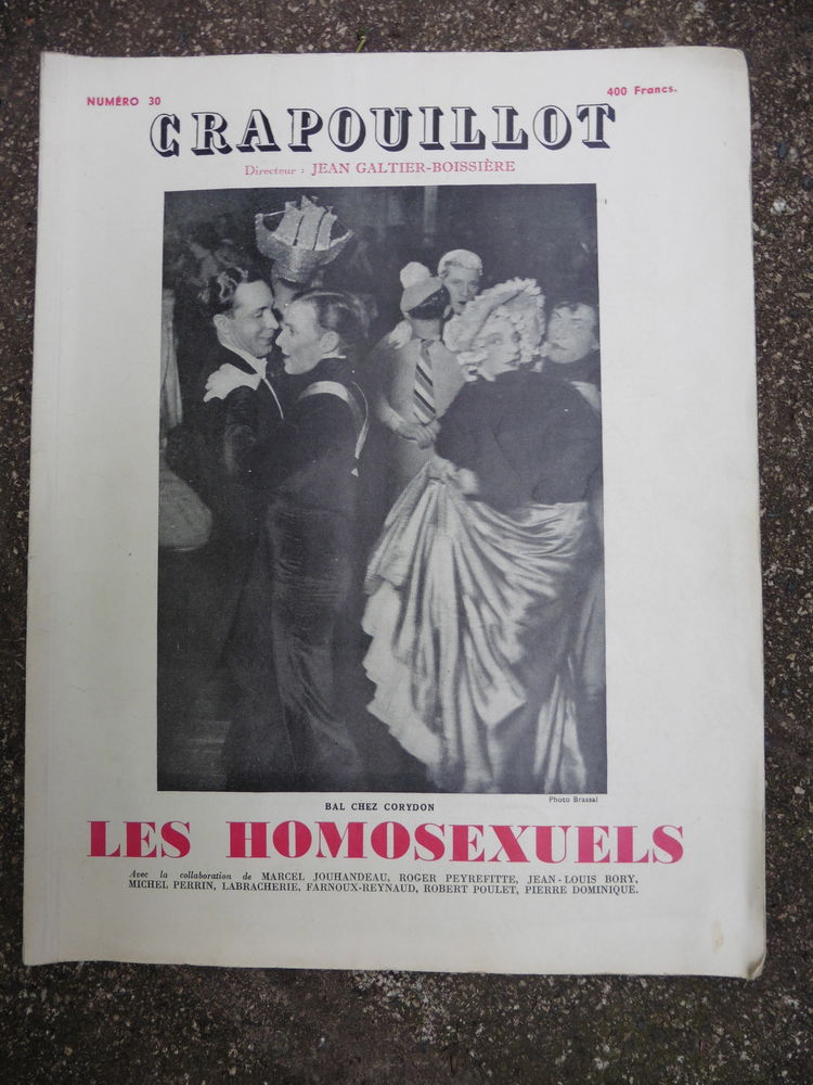 .Crapouillot n�30 :  les homosexuels  16 Paris 19 (75)