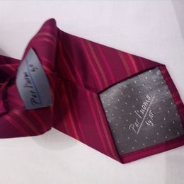 Cravate Polyester Coloris Rosé Fushia 3 Sain-Bel (69)