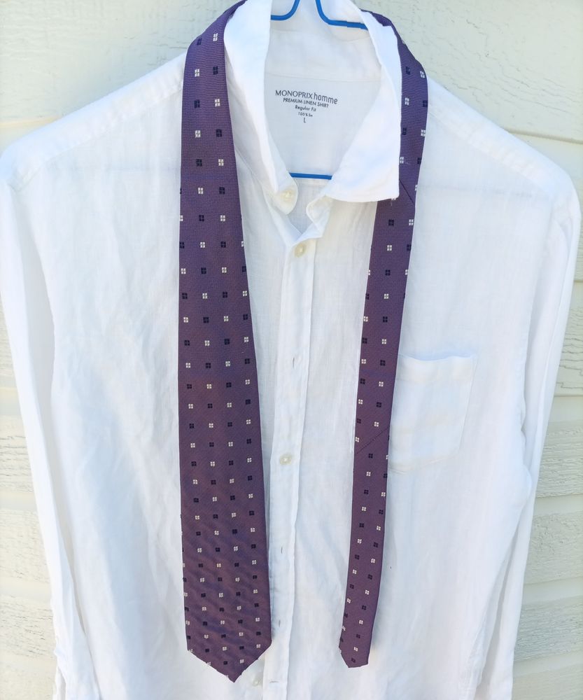 Cravate Polyester Petits Carreaux Vêtements