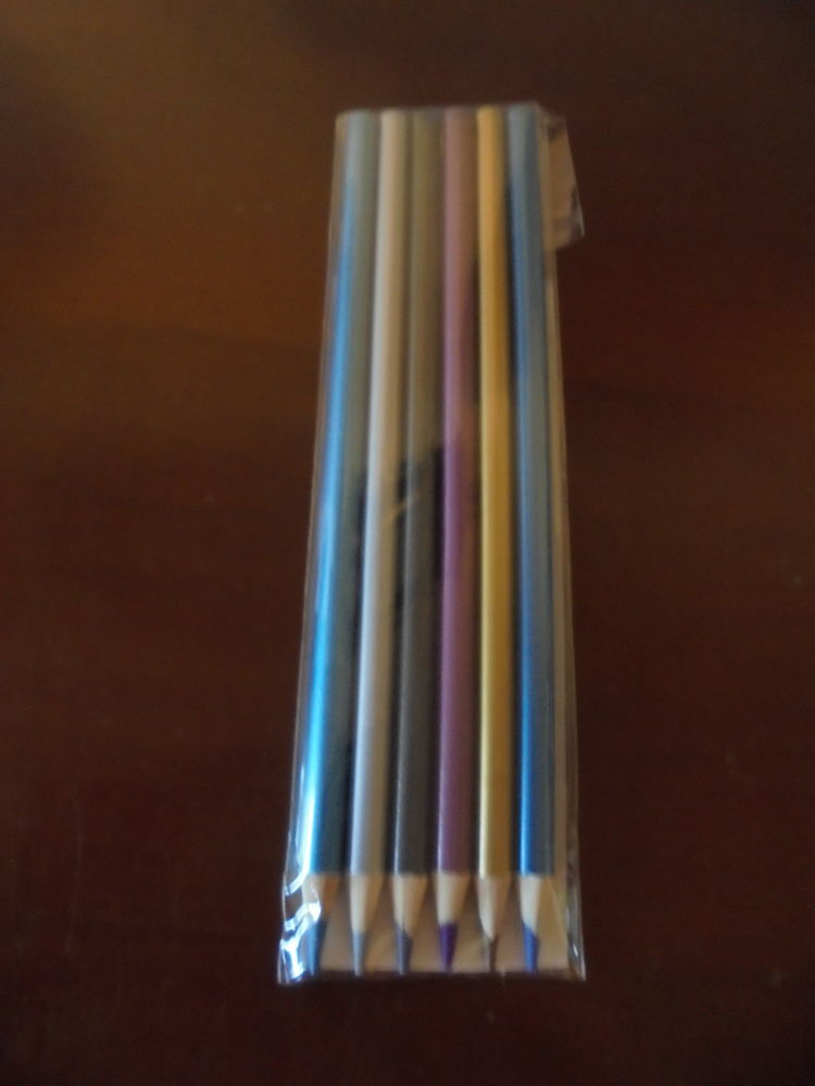 Crayons de couleurs m�tallis�s (28c) 3 Tours (37)