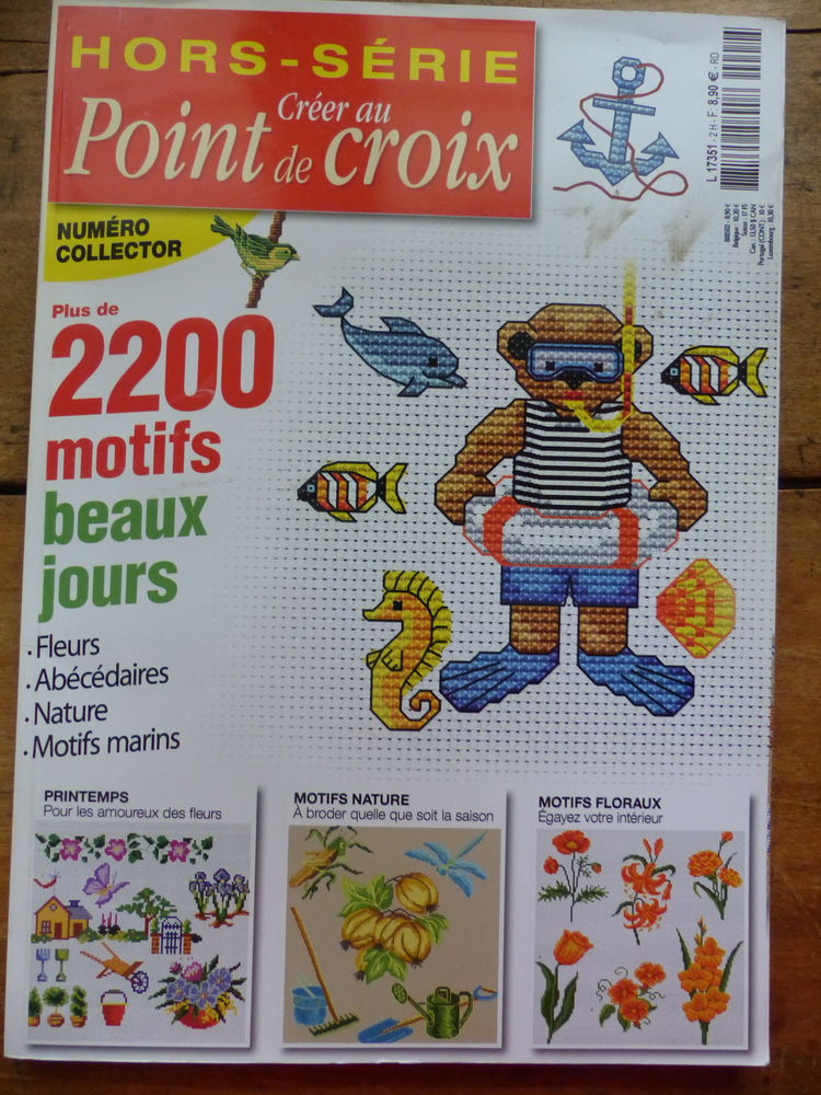 CREER AU POINT DE CROIX  - Hors s�rie - 2200 motifs 5 Roclincourt (62)