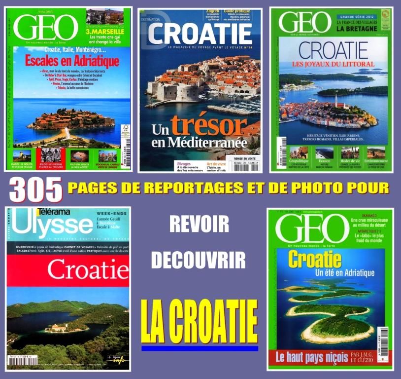 LA CROATIE - Dubrovnik - ZAGREB / prixportcompris 18 Lille (59)