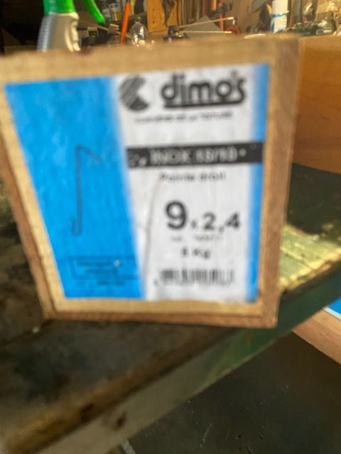 crochets pointe 9 inox 18/10 pour ardoises 50 Saint-Nazaire (44)