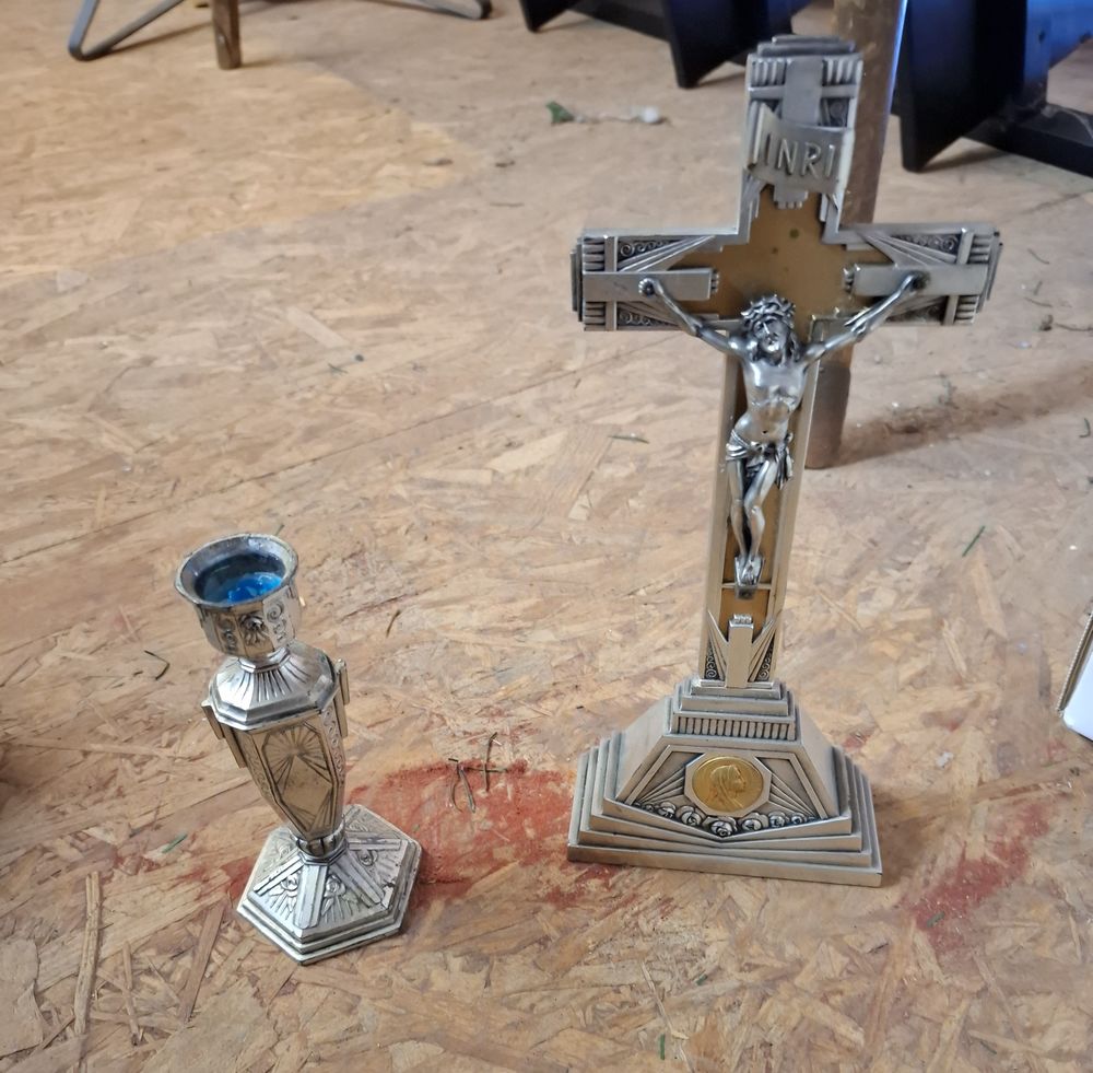 Croix et bougeoir 20 Colmar (68)